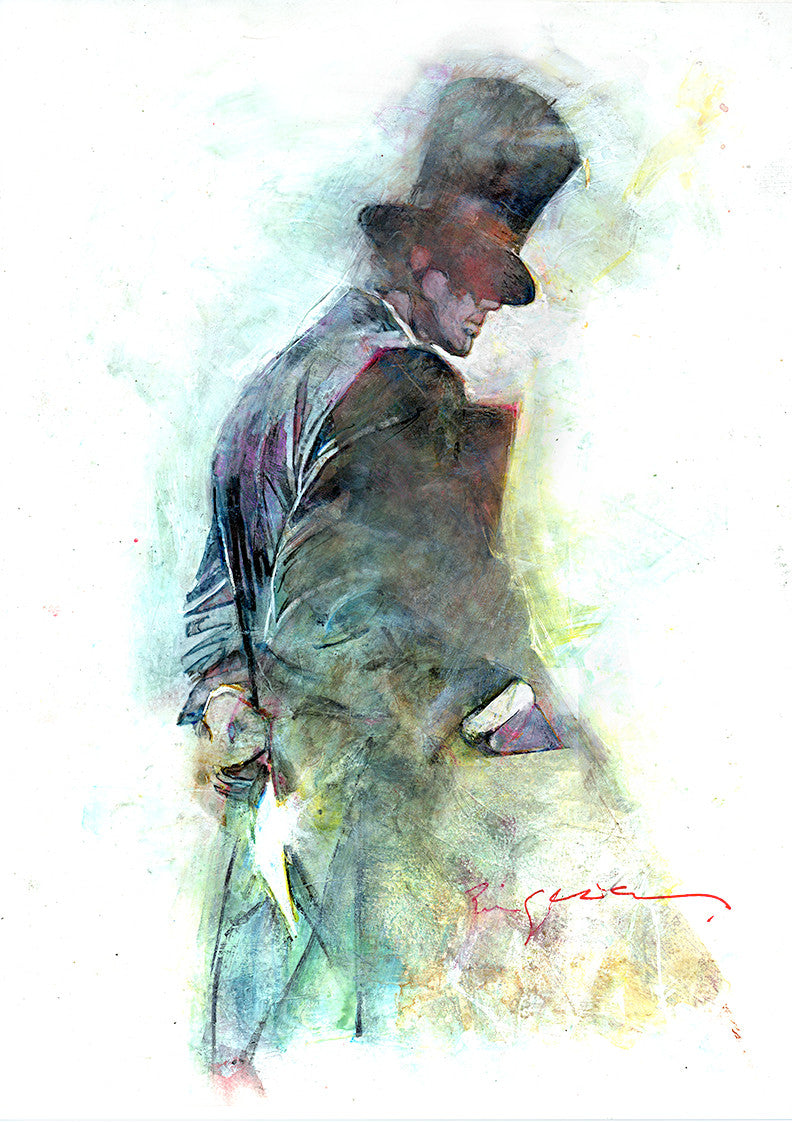 Hatter Watercolor print